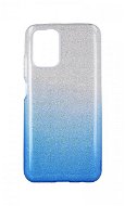 TopQ Xiaomi Redmi 10 glitter strieborno-modrý 67422 - Kryt na mobil