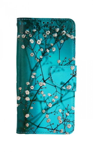 TopQ Xiaomi Redmi 10 Book Blue with Flowers 67587 - Phone Case - Main image