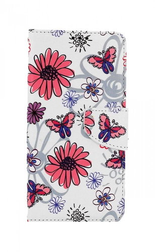 TopQ Xiaomi Redmi Note 7 Book Flowers 67741 - Phone Case - Main image