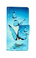 TopQ Xiaomi Redmi Note 11 Wallet Phone Case Blue butterflies 67781 - Phone Case