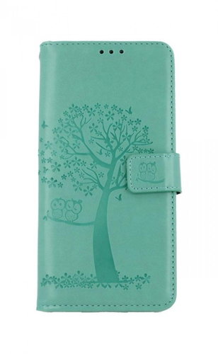 TopQ Realme C21 Book Green Tree Owls 67733 - Phone Case - Main image