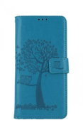 TopQ Realme C21 Book Turquoise Tree Owls 67732 - Phone Case
