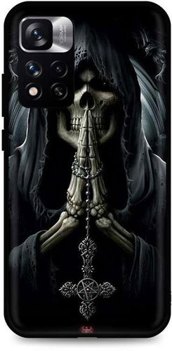 TopQ Xiaomi Redmi Note 11 Pro Silicone Grim Reaper 67939 - Phone Cover - Main image