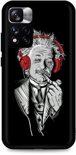 TopQ Xiaomi Redmi Note 11 Pro Silicone Albert Einstein 67935 - Phone Cover - Main image