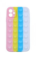 TopQ Heart Pop It iPhone 11 Silicone Coloured 67975 - Phone Cover