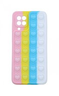 TopQ Heart Pop It Samsung A22 Silicone Coloured 67964 - Phone Cover