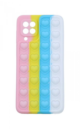 TopQ Heart Pop It Samsung A22 Silicone Coloured 67964 - Phone Cover - Main image