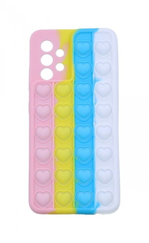 TopQ Heart Pop It Samsung A32 Silicone Coloured 67963 - Phone Cover - Main image