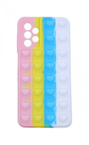 TopQ Heart Pop It Samsung A32 5G Silicone Coloured 67926 - Phone Cover - Main image