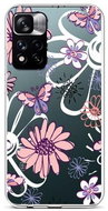 TopQ Xiaomi Redmi Note 11 Pro Silicone Flowers 68068 - Phone Cover