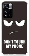TopQ Xiaomi Redmi Note 11 Pro Silicone Don't Touch 68061 - Phone Cover