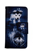 TopQ iPhone 13 mini Book Reflection of the Wolf 66419 - Phone Case