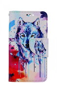 TopQ iPhone 13 mini Book Drawing of a Wolf 66384 - Phone Case