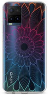 TopQ Vivo Y21s Silicone Rainbow Mandala 68442 - Phone Cover