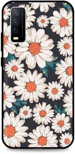 TopQ Vivo Y11s 3D Silicone Daisy 68382 - Phone Cover - Main image