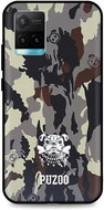 TopQ Vivo Y33s 3D Silicone Camouflage with Bulldog 68229 - Phone Cover