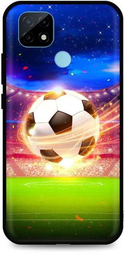 TopQ Realme C21 Silicone Football Dream 61708 - Phone Cover - Main image