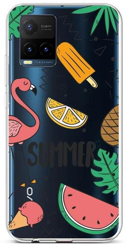 TopQ Vivo Y21s Silicone Summer 68427 - Phone Cover - Main image