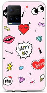TopQ Vivo Y21s Silicone Happy Day 68414 - Phone Cover