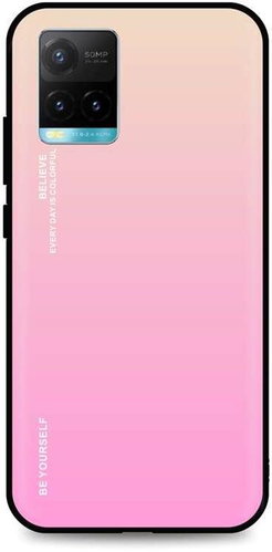 TopQ LUXURY Vivo Y33s Solid Rainbow Apricot 68249 - Phone Cover - Main image