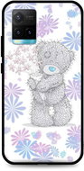 TopQ Vivo Y33s Silicone Floral Teddy 68200 - Phone Cover