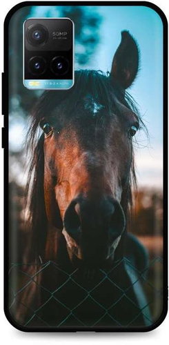 TopQ Vivo Y33s Silicone Horse 68195 - Phone Cover - Main image