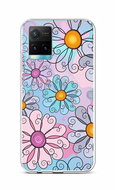 TopQ Vivo Y33s Silicone Colourful Daisy 68118 - Phone Cover