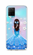 TopQ Vivo Y33s Silicone Blue Princess 68099 - Phone Cover