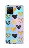 TopQ Vivo Y33s Silicone Heart 68092 - Phone Cover