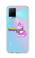 TopQ Vivo Y33s Silicone Rainbow Gun 68084 - Phone Cover