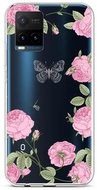 TopQ Vivo Y21s Silicone Peonies 68446 - Phone Cover