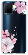 TopQ Vivo Y21s Silicone Violet Blossom 68435 - Phone Cover