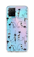 TopQ Vivo Y33s Silicone Cats 1 68134 - Phone Cover