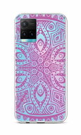TopQ Vivo Y33s Silicone Violet Mandala 68119 - Phone Cover