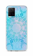 TopQ Vivo Y33s Silicone Blue Mandala 68105 - Phone Cover
