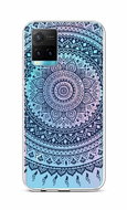 TopQ Vivo Y33s Silicone Navy Mandala 68095 - Phone Cover