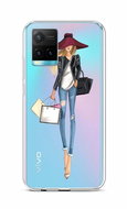 TopQ Vivo Y33s Silicone Lady 2 68081 - Phone Cover