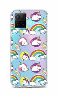 TopQ Vivo Y33s Silicone Chunky Unicorns 68117 - Phone Cover