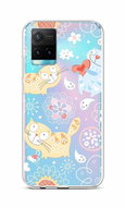 TopQ Vivo Y33s Silicone Happy Cats 68116 - Phone Cover
