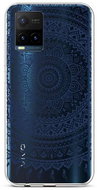TopQ Vivo Y21s Silicone Navy Mandala 68447 - Phone Cover