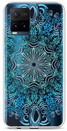 TopQ Vivo Y21s Silicone Blue Mandala 68437 - Phone Cover
