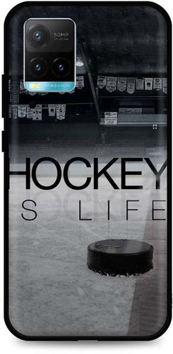 TopQ Vivo Y21s Silicone Hockey Is Life 68329 - Phone Cover - Main image