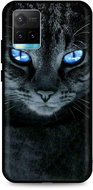 TopQ Vivo Y21s Silicone Dark Cat 68293 - Phone Cover