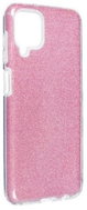 Forcell Samsung A12 Glitter Pink 68561 - Phone Case