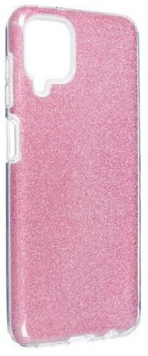 Forcell Samsung A12 Glitter Pink 68561 - Phone Case - Main image