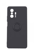 Vennus RING Xiaomi Mi 11T Silicone Black 68544 - Phone Cover