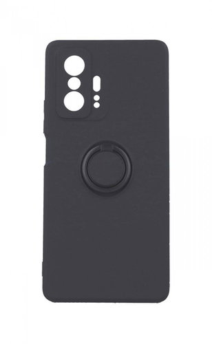 Vennus RING Xiaomi Mi 11T Silicone Black 68544 - Phone Cover - Main image