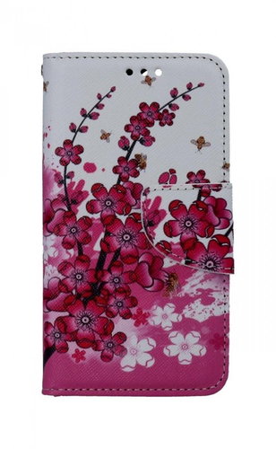 TopQ iPhone 13 mini Book Flowers Textile 66386 - Phone Case - Main image
