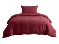 PREM INTERNATIONAL Muslin Bedding Burgundy 140 × 200, 70 × 90 cm - Bed Linen