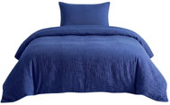PREM INTERNATIONAL Muslin Bedding Royal Blue 140 × 200, 70 × 90 cm - Bed Linen